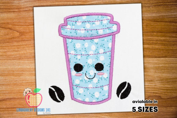 A Cozy Coffee Cup Applique for Heartfelt Handmade Gifts