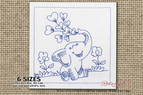 A Cozy Elephant Design for Valentine's Day