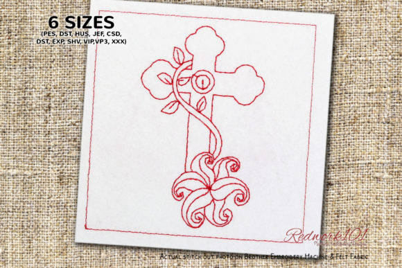 A Cross with Floral Pattern Review for Personalized Gift Crafting