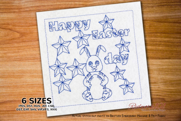 A Designer's Review: The Happy Easter Day Embroidery for Personalized Gifts