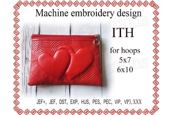 A Designer's Review: The Hearts Zip Bag in the Hoop