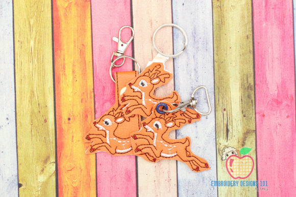 A Professional Review of the Cartoon Deer Running Keyfob Design