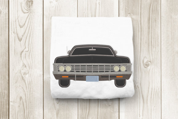 An Embroidery Designer's Review of Classic American Muscle Car Applique