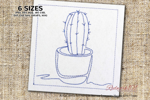 Cacti Succulents Redwork: A Business Design Review
