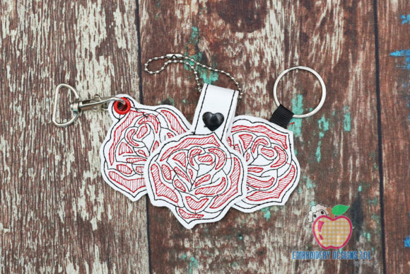 Crafting Meaningful Gifts with the Red Rose ITH Keyfob