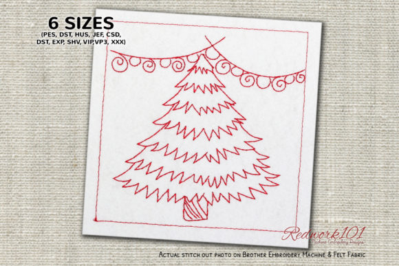 Decorative Christmas Tree Redwork: A Practical Design Review